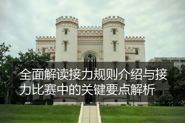 全面解读接力规则介绍与接力比赛中的关键要点解析